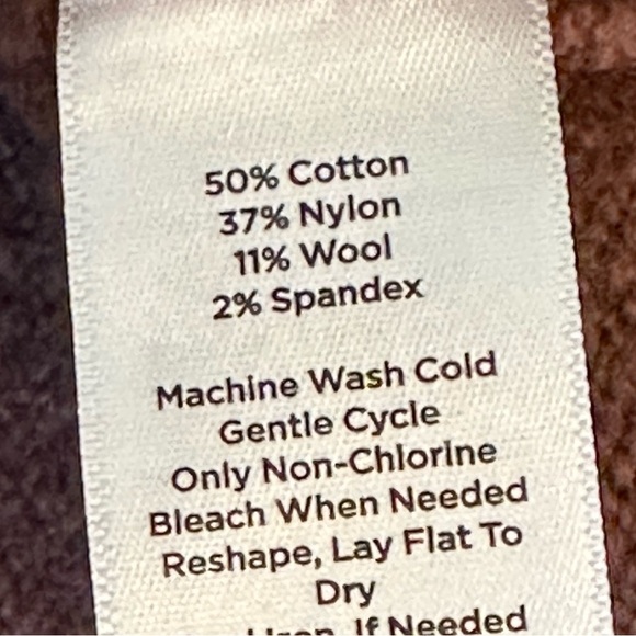 Talbots | Boucle Wool Blend Cardigan w/Patch Pocketd, Brown, Size LP, NWT - Picture 6 of 10